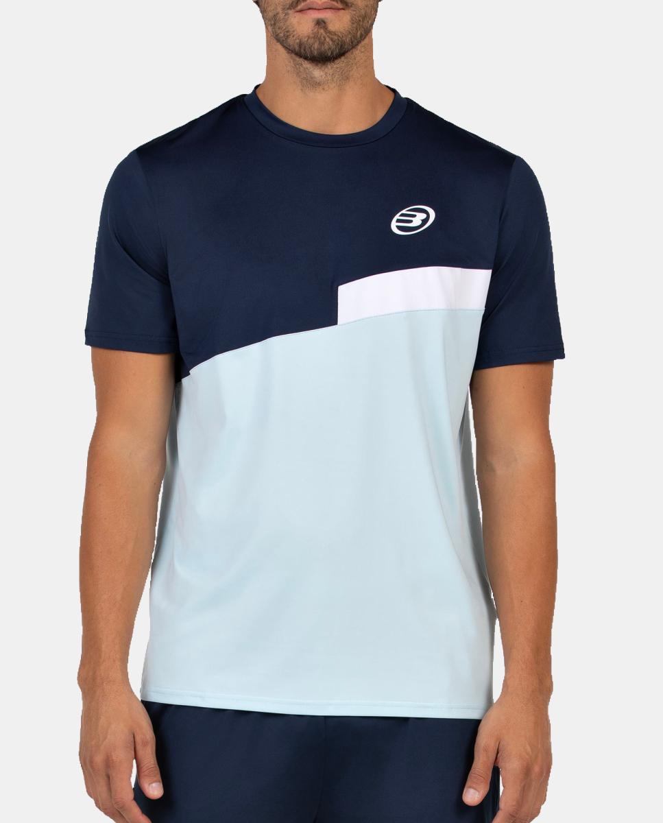 Imagen 0 de Camiseta de M/Corta de Hombre Batas Bullpadel Azul