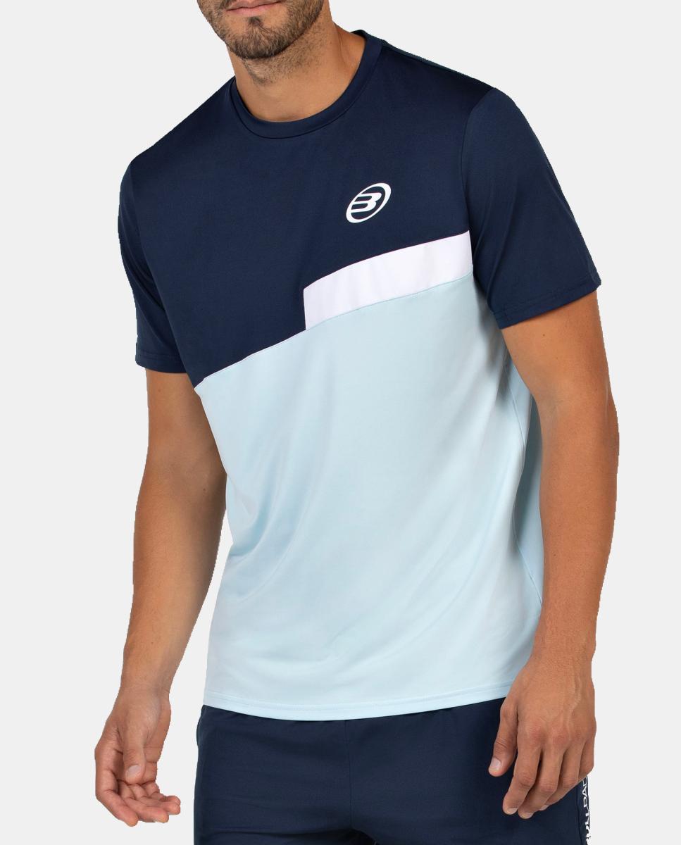 Camiseta de M/Corta de Hombre Batas Bullpadel - Azul Azul-2