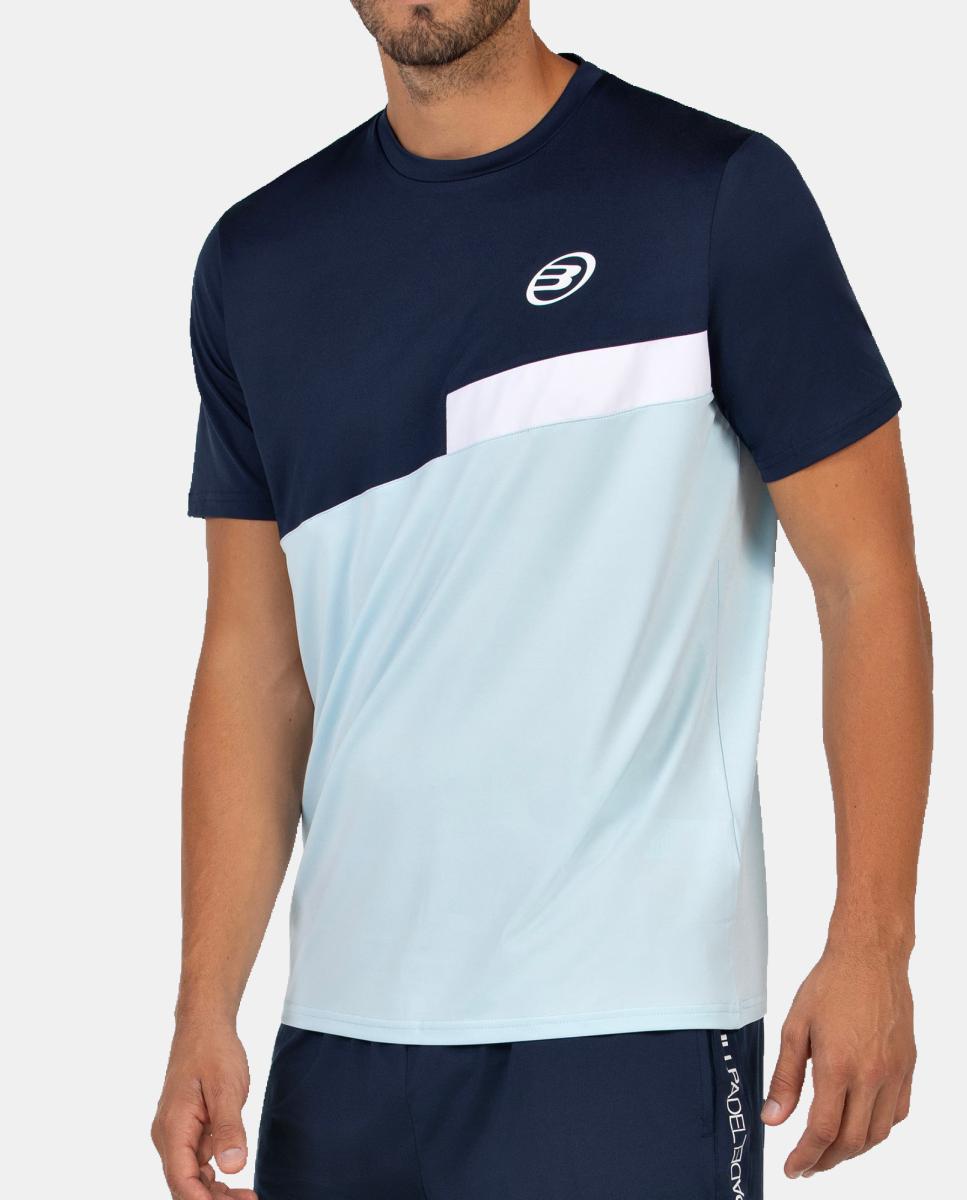Camiseta de M/Corta de Hombre Batas Bullpadel - Azul Azul-3