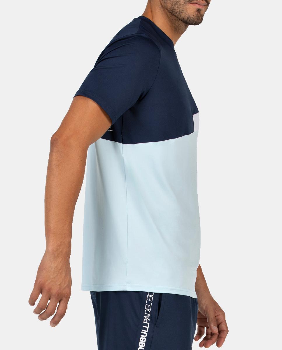 Camiseta de M/Corta de Hombre Batas Bullpadel - Azul Azul-4