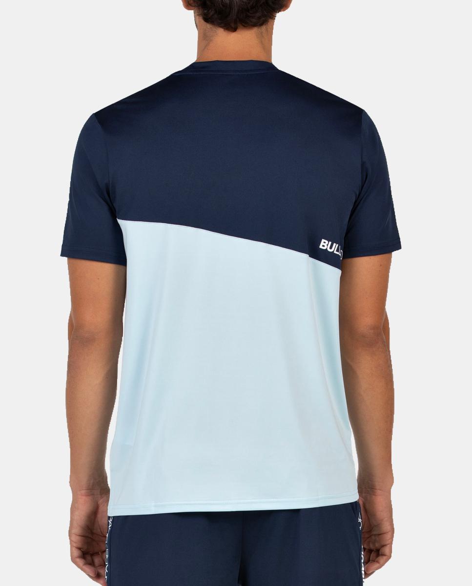 Camiseta de M/Corta de Hombre Batas Bullpadel - Azul Azul-5