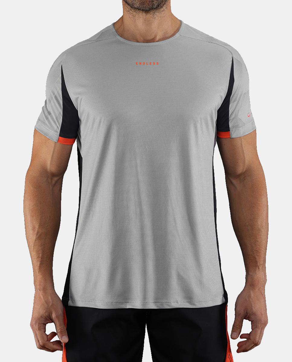 T-Shirt de Homem Ryker Endless Cinzento / Preto-4