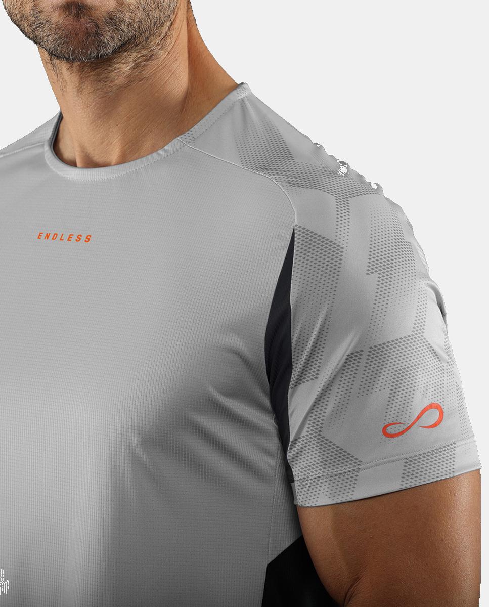 T-Shirt de Homem Ryker Endless Cinzento / Preto-5
