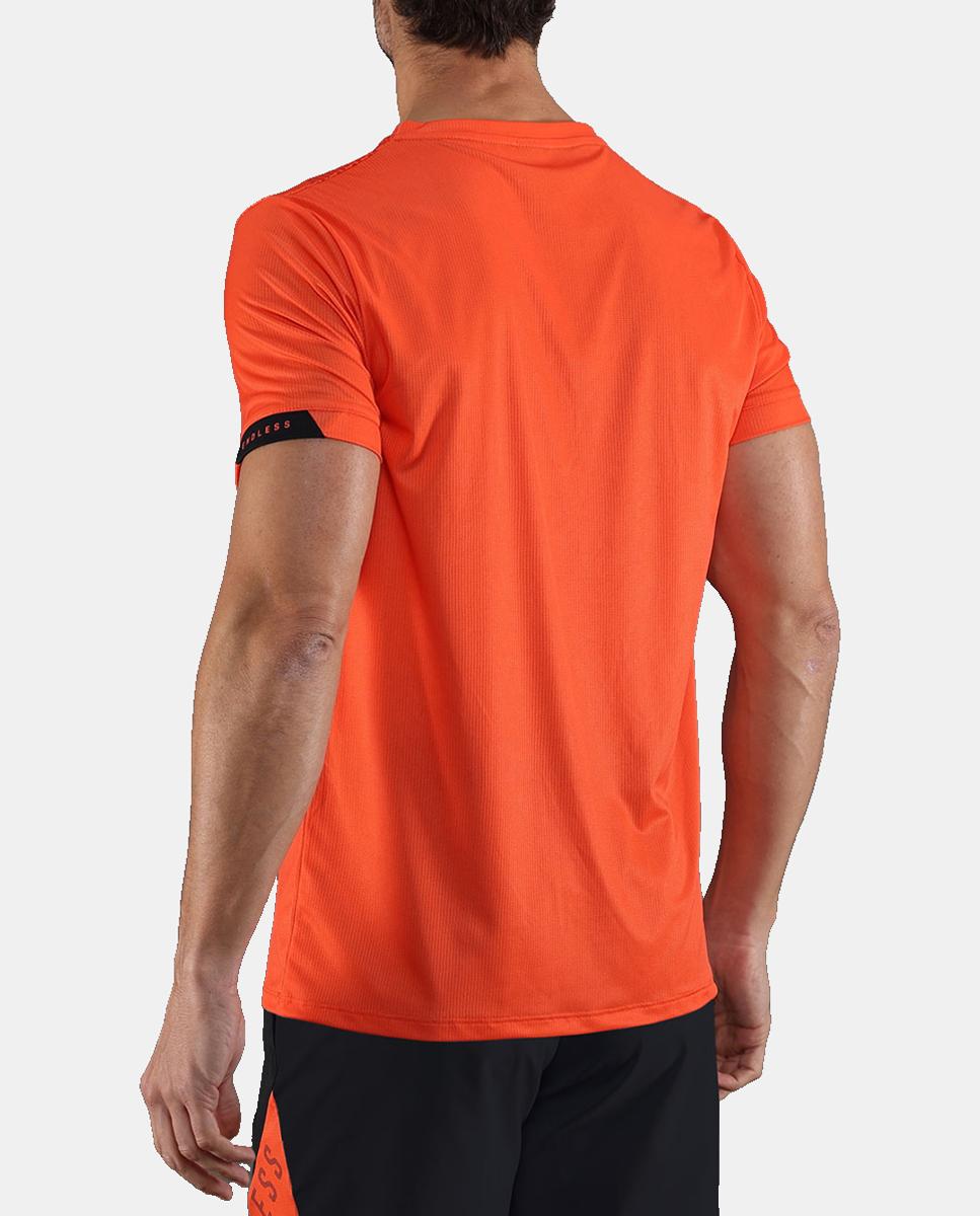 T-Shirt de Homem Ace Peak Endless Laranja-2