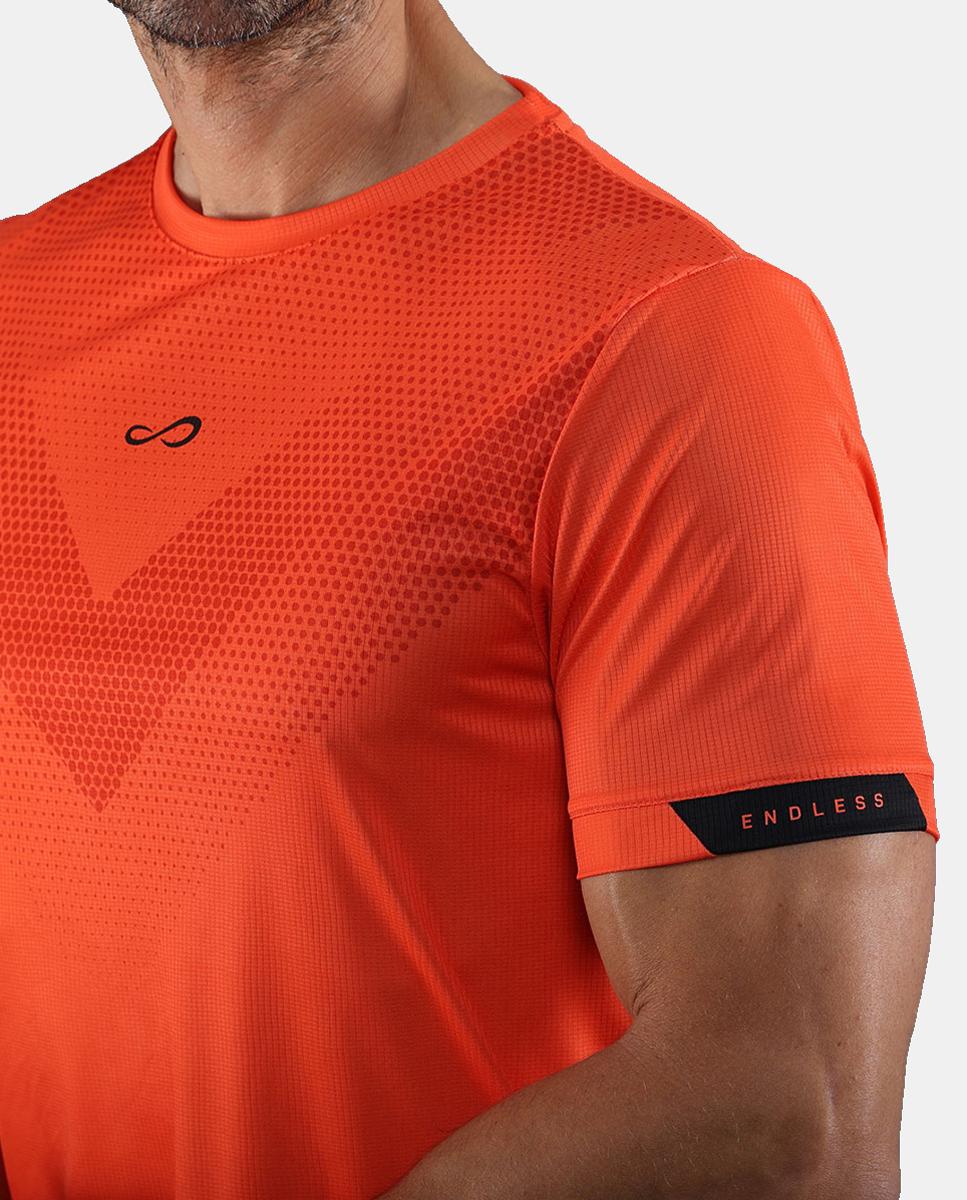 T-Shirt de Homem Ace Peak Endless Laranja-3