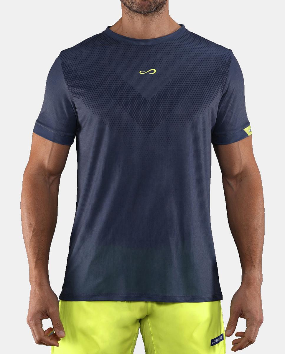 T-Shirt de Homem Ace Peak Endless Azul denim-3