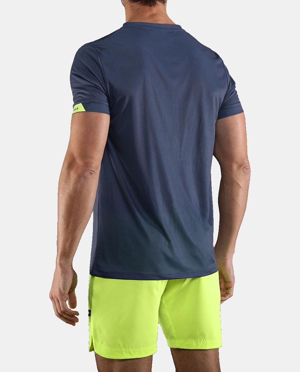 T-Shirt de Homem Ace Peak Endless Azul denim-6