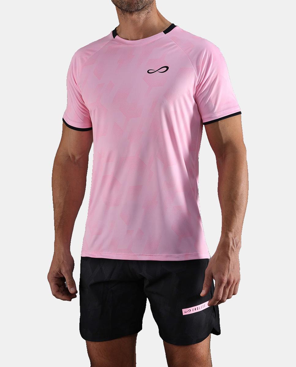 T-Shirt de Homem Faze Endless Rosa-pastilha-5
