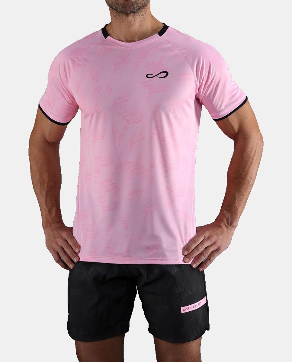 T-Shirt de Homem Faze Endless Rosa-pastilha-7