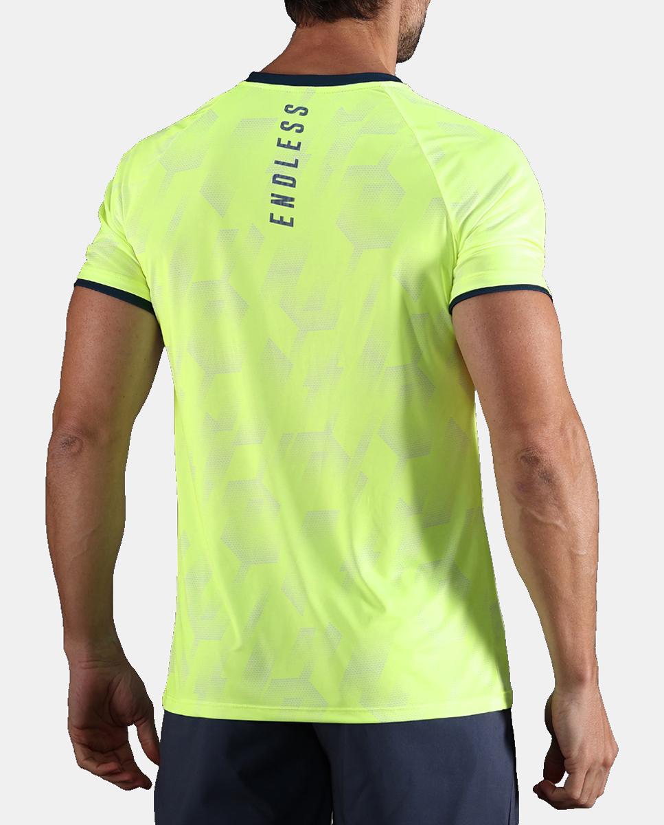 T-Shirt de Homem Faze Endless Amarelo-flúor-2