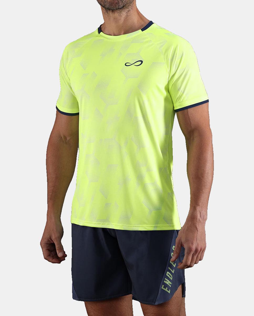 T-Shirt de Homem Faze Endless Amarelo-flúor-4