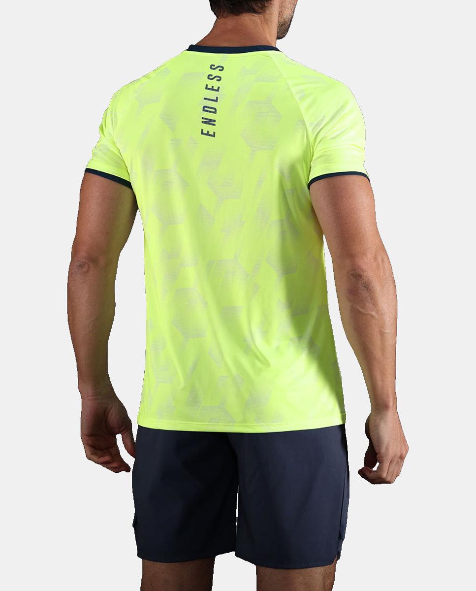 T-Shirt de Homem Faze Endless Amarelo-flúor-5