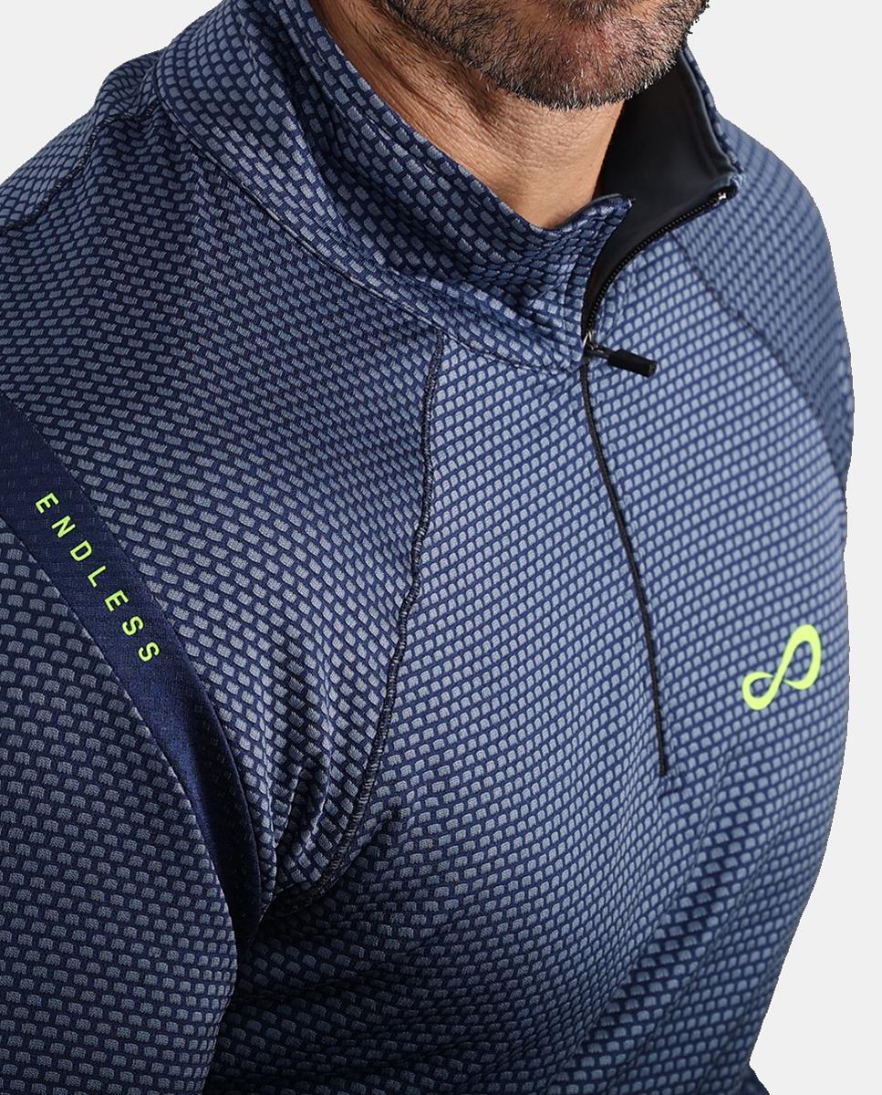 Sweatshirt de Homem Epic Lhee Endless Azul denim-4