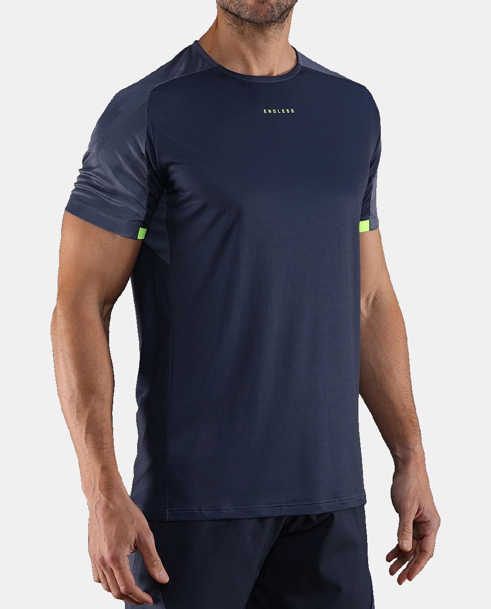 Camiseta De Hombre Ryker Endless - Azul denim Azul denim-3