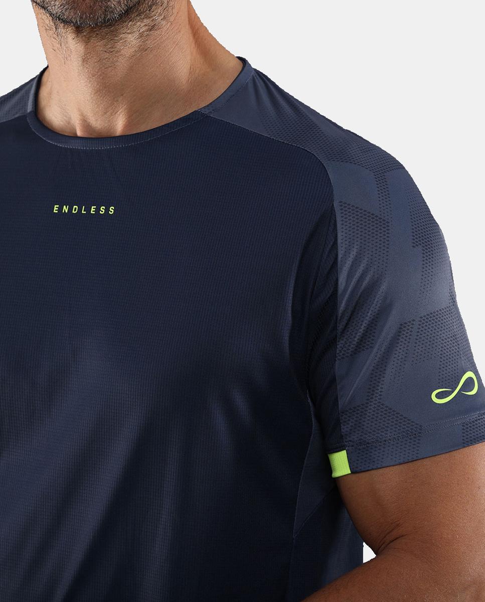 Camiseta De Hombre Ryker Endless - Azul denim Azul denim-5