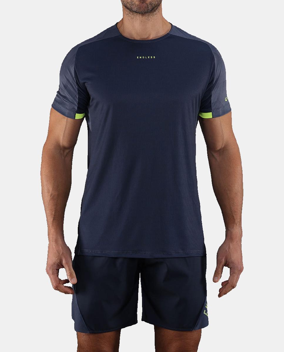 Camiseta De Hombre Ryker Endless - Azul denim Azul denim-6