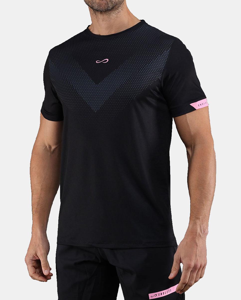 Camiseta De Hombre Ace Peak Endless - Negro Negro-1