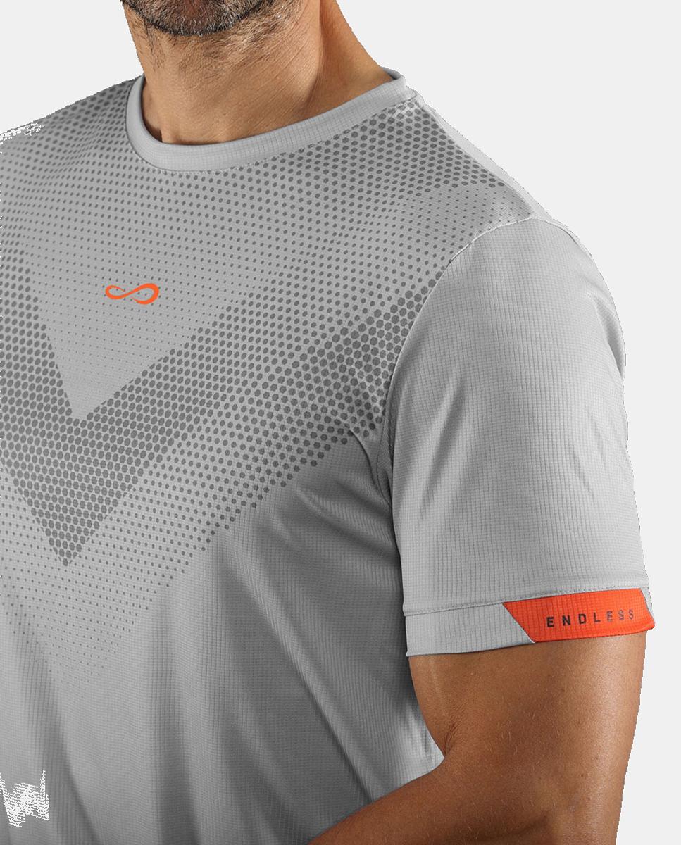 Camiseta De Hombre Ace Peak Endless - Gris Gris-4
