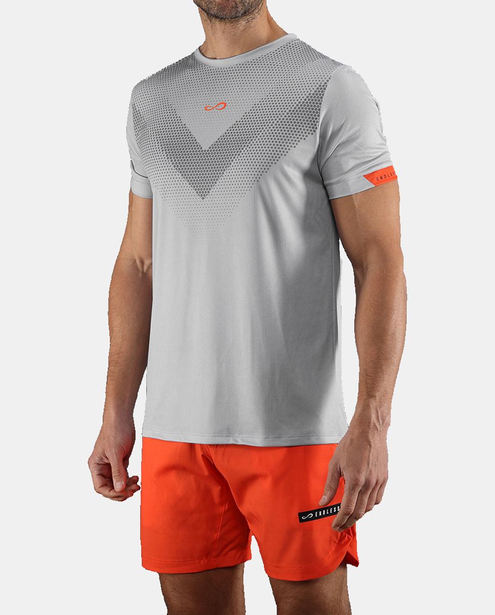 Camiseta De Hombre Ace Peak Endless - Gris Gris-5