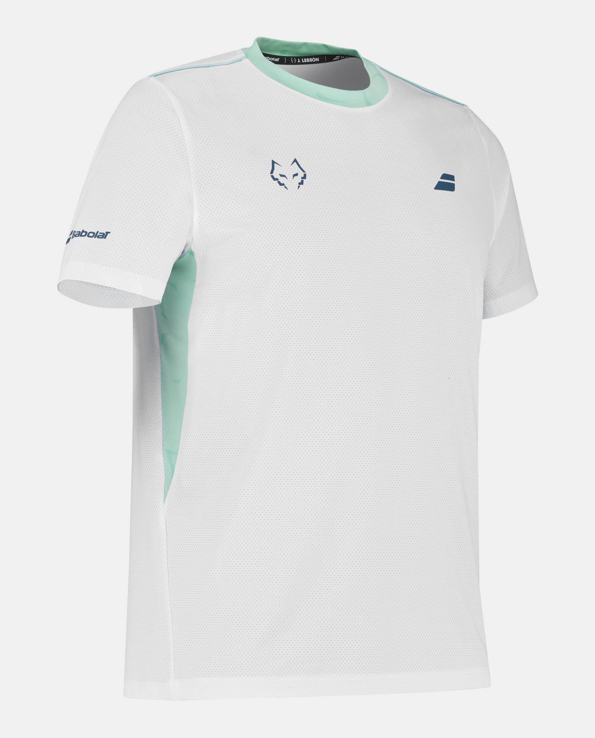 Camiseta Crew Neck Tee J. Lebron Babolat - Blanco Blanco-3