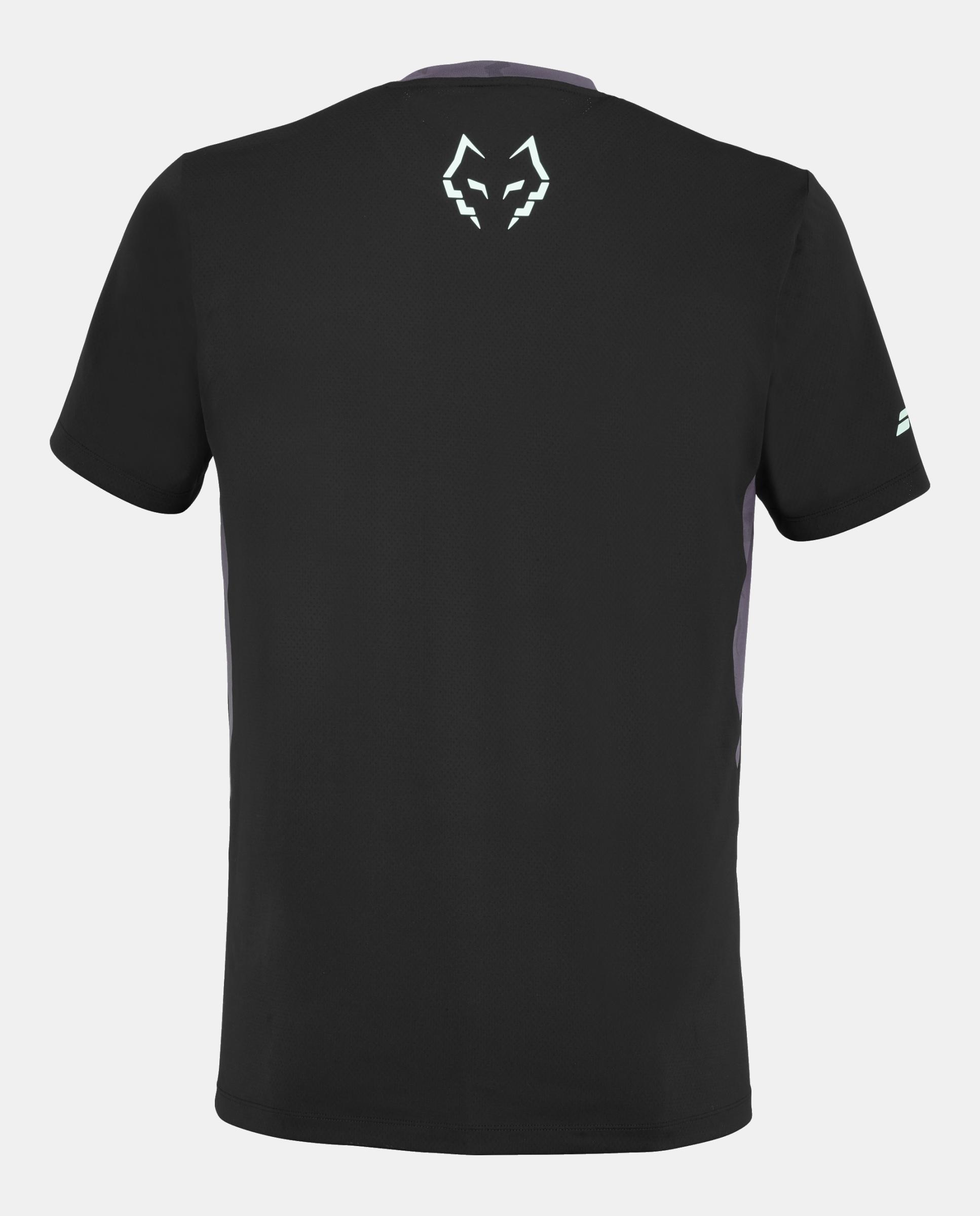 Camiseta Crew Neck Tee J. Lebron Babolat - Negro Negro-2