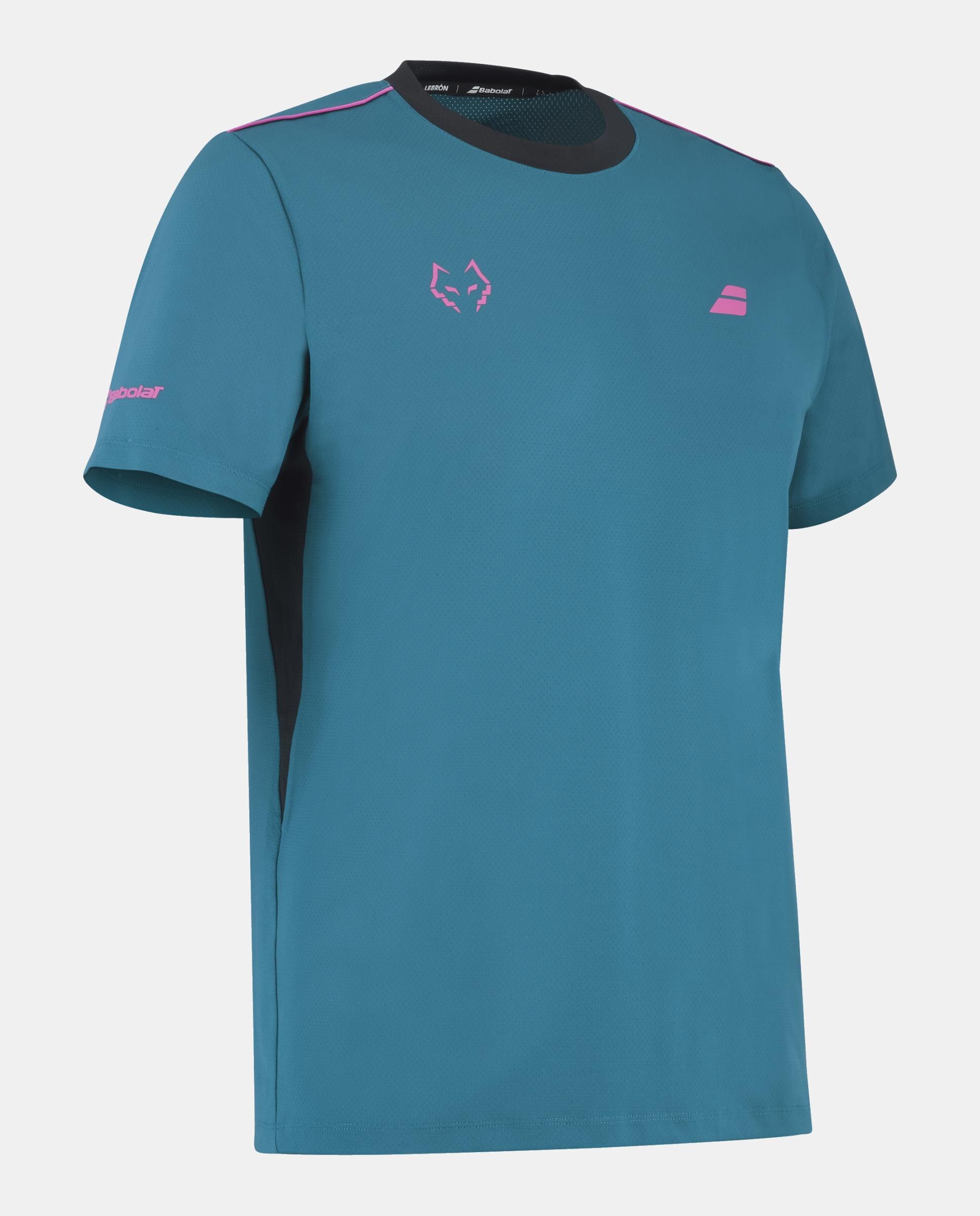 Camiseta Crew Neck Tee J. Lebron Babolat - Azul Azul-3