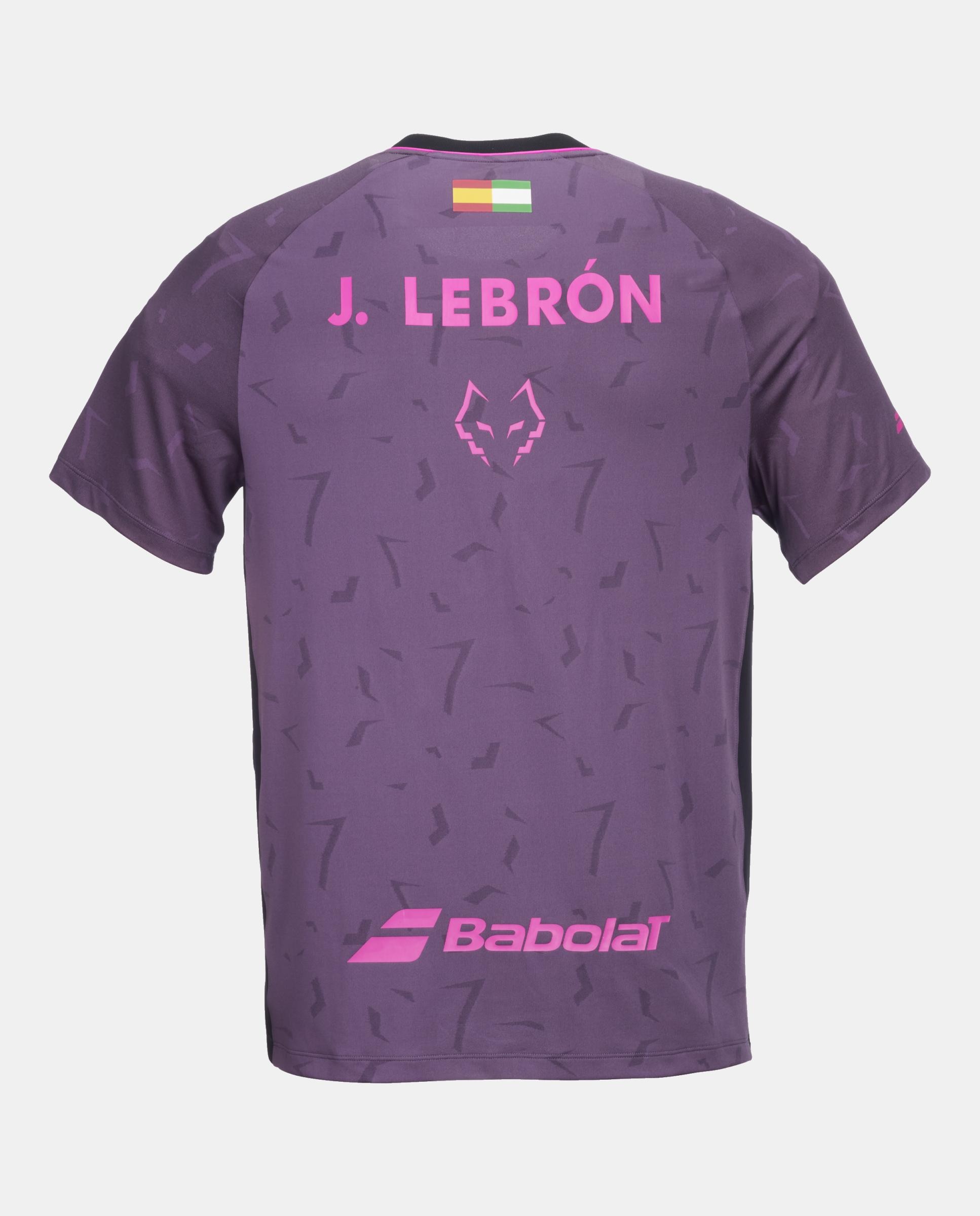 Camiseta Replica J. Lebron Babolat - Morado Morado-2