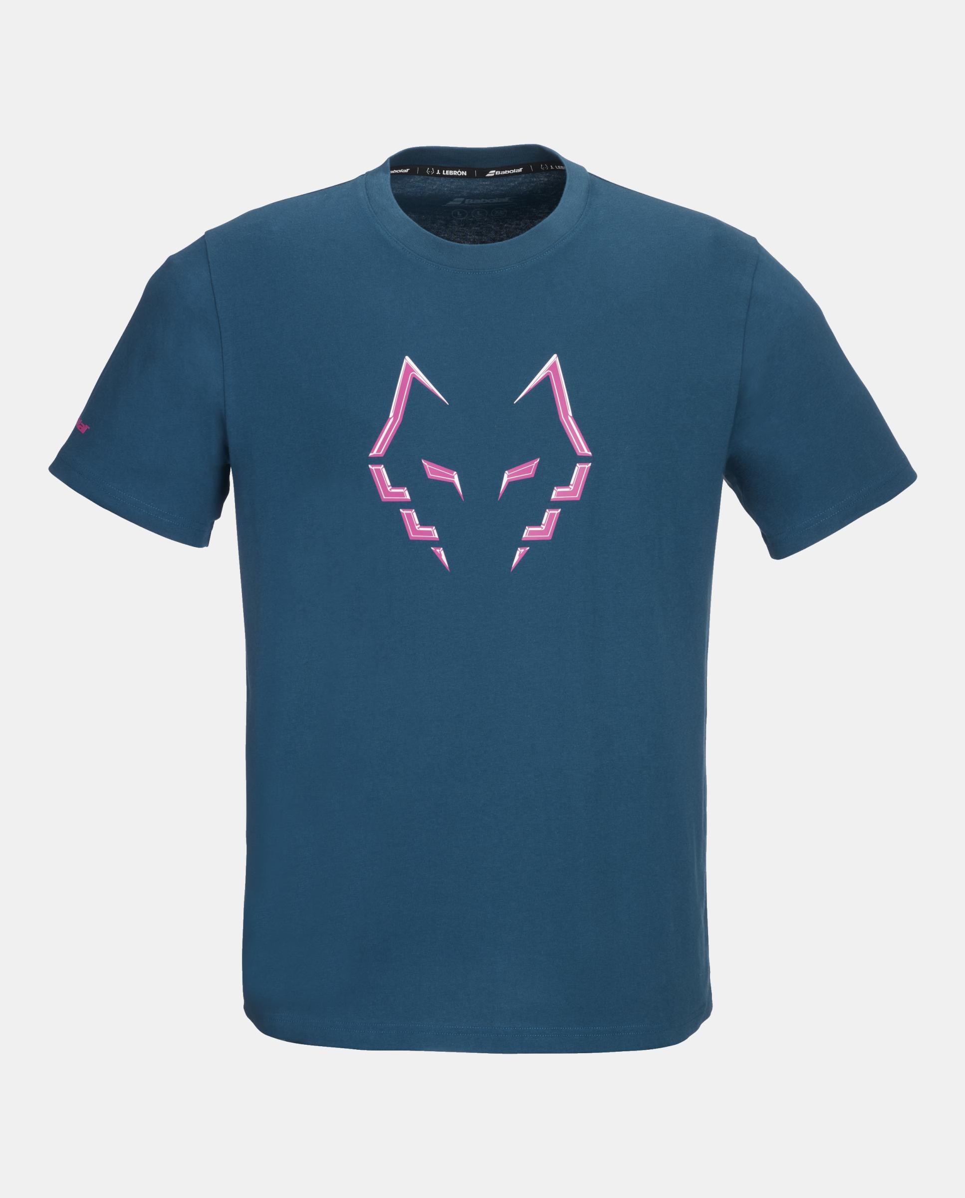 Camiseta Cotton Tee J. Lebron Babolat - Azul Azul-1