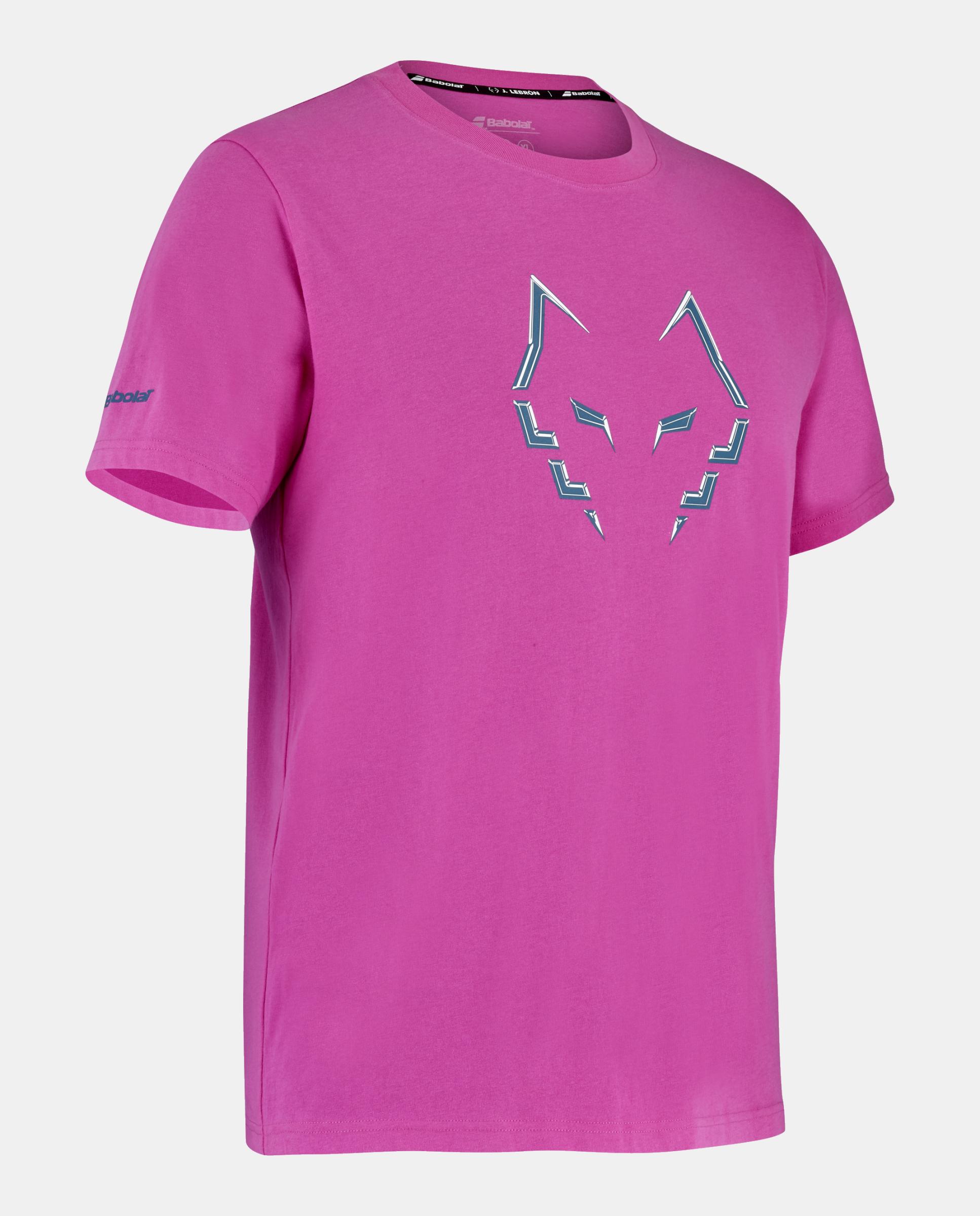 Camiseta Cotton Tee J. Lebron Babolat - Morado Morado-3