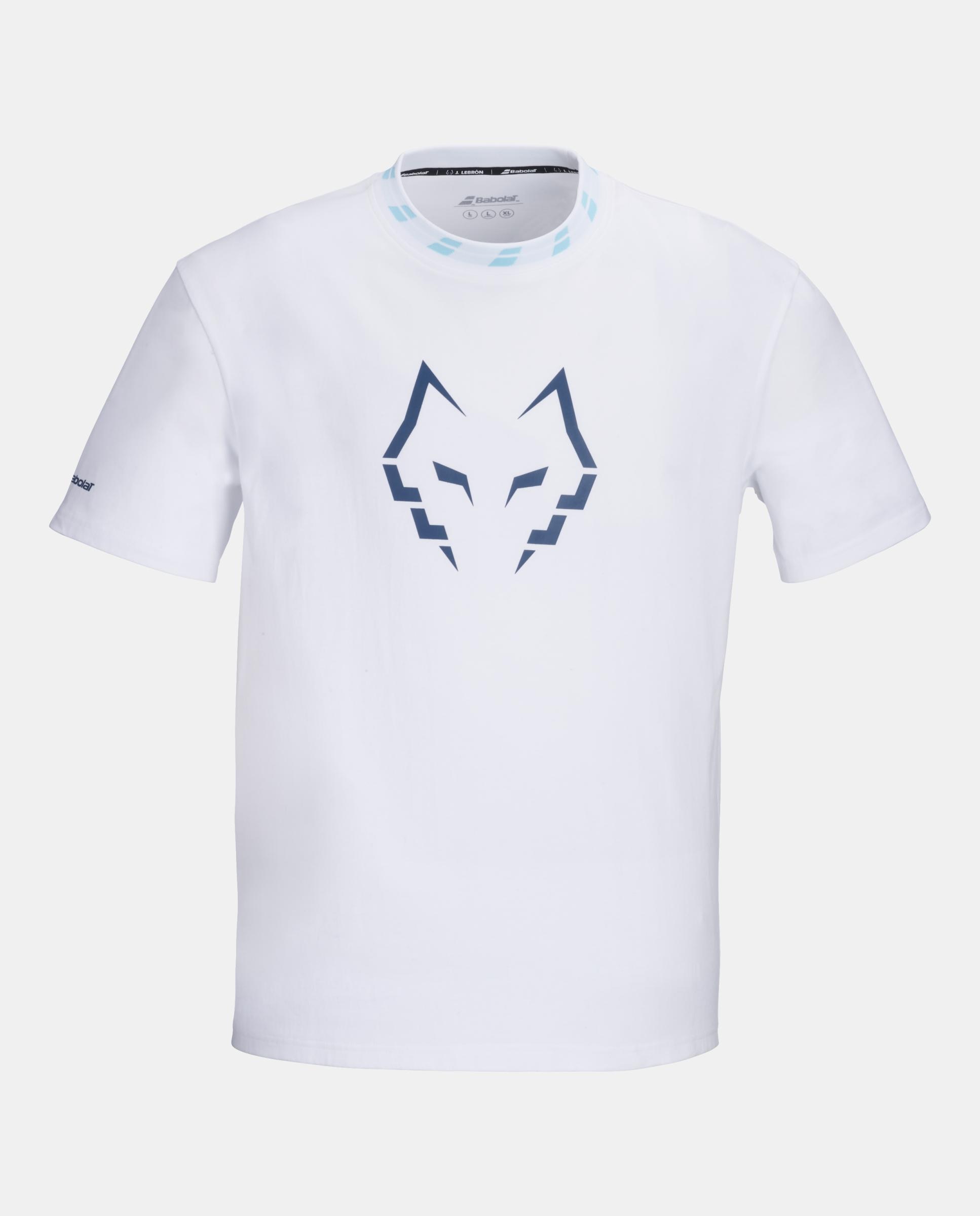 Imagen 0 de Camiseta Cotton Tee Wide J. Lebron Babolat Blanco