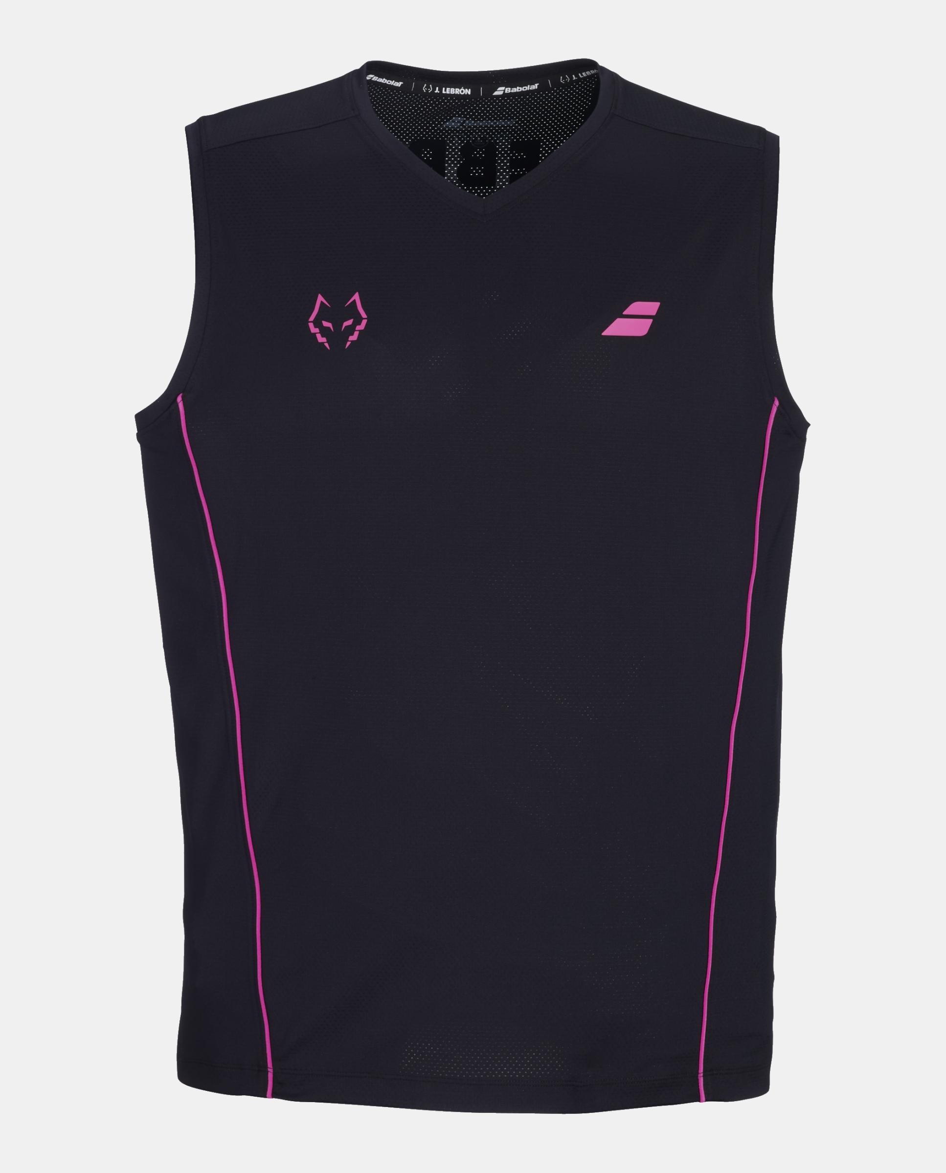 Imagen 0 de Camiseta Muscle Tank J. Lebron Babolat Negro