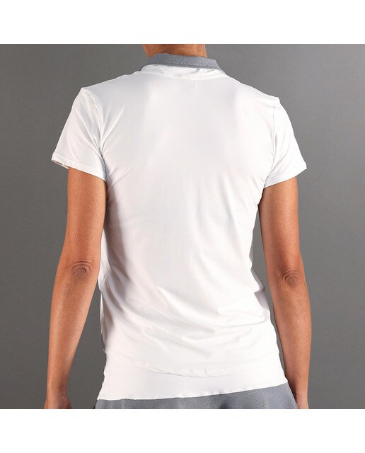 Polo de Mulher Onyx Sleeves Branco-2