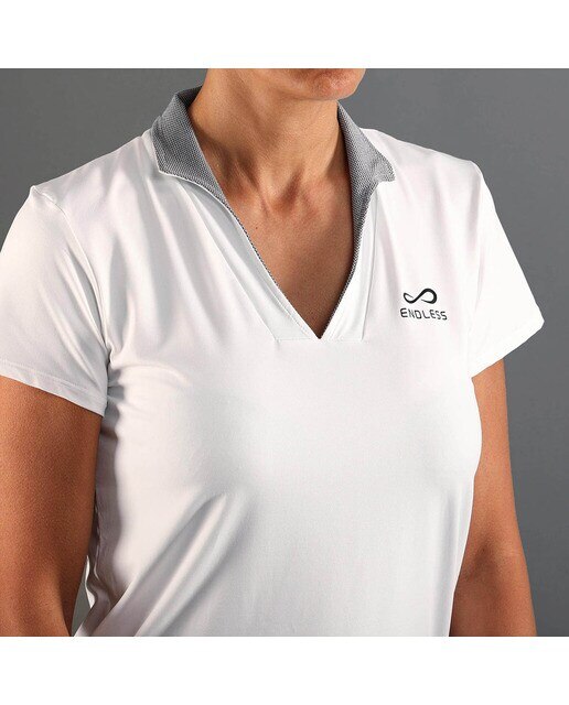 Polo de Mulher Onyx Sleeves Branco-3