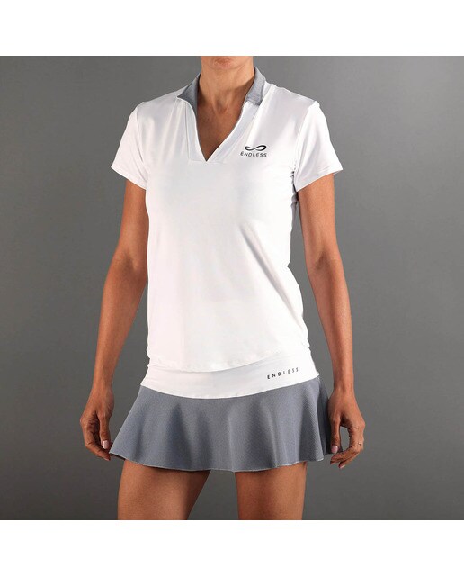 Polo de Mulher Onyx Sleeves Branco-4