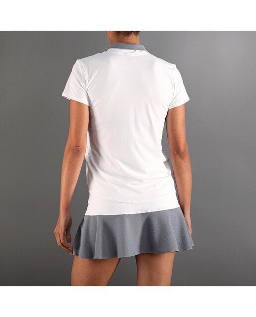 Polo de Mulher Onyx Sleeves Branco-5