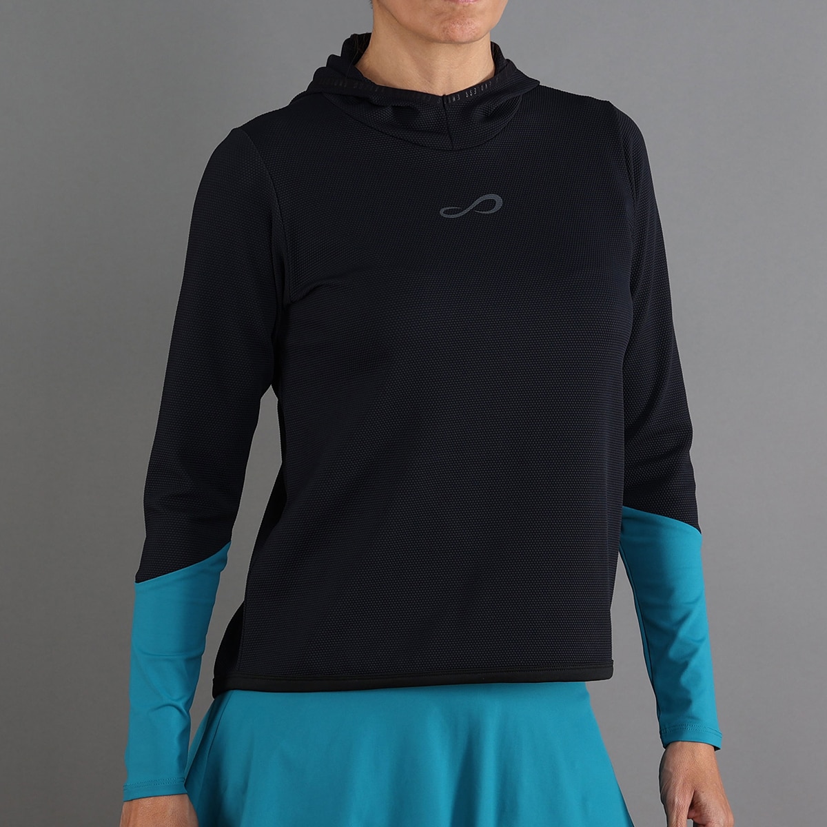 Sweatshirt de Mulher Breath Line Preto / Azul-1