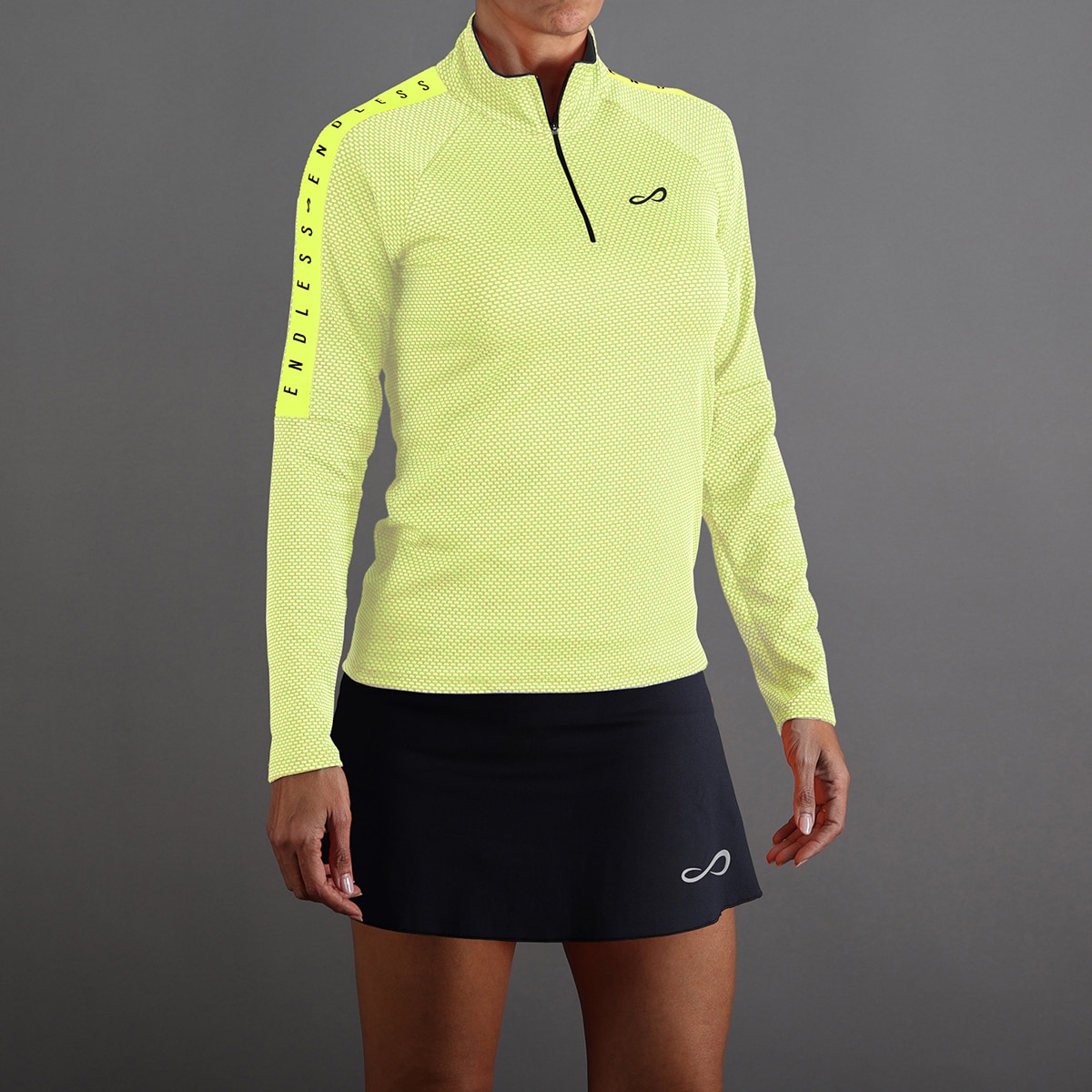 Sweatshirt de Mulher Kirsch Ii Amarelo-flúor-3