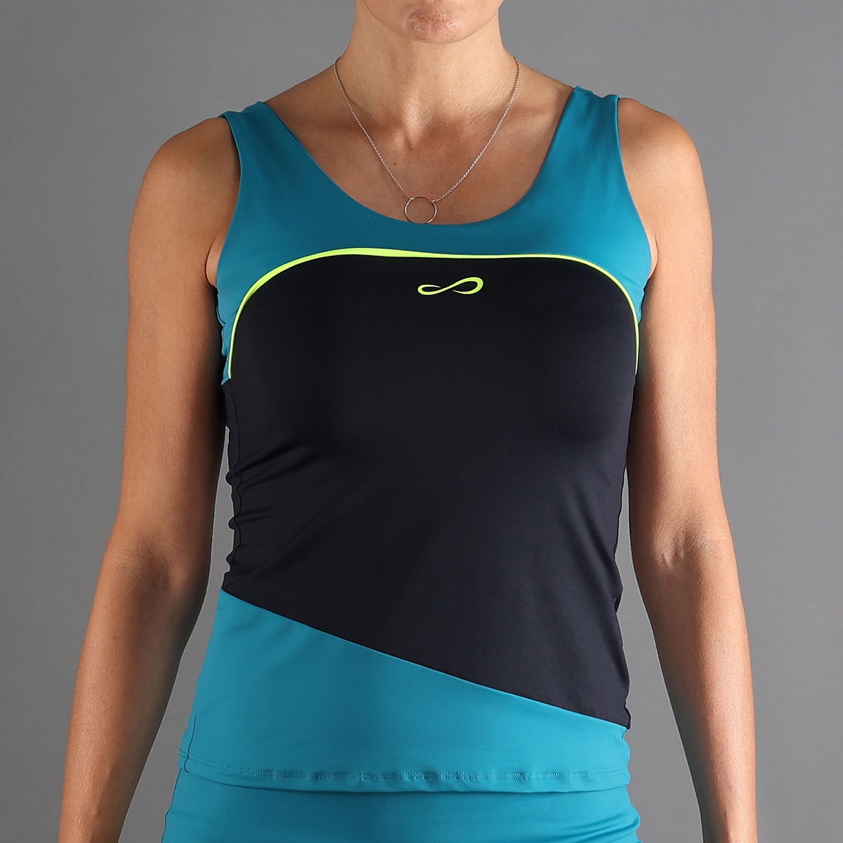 T-shirt de Mulher Curve Azul-1
