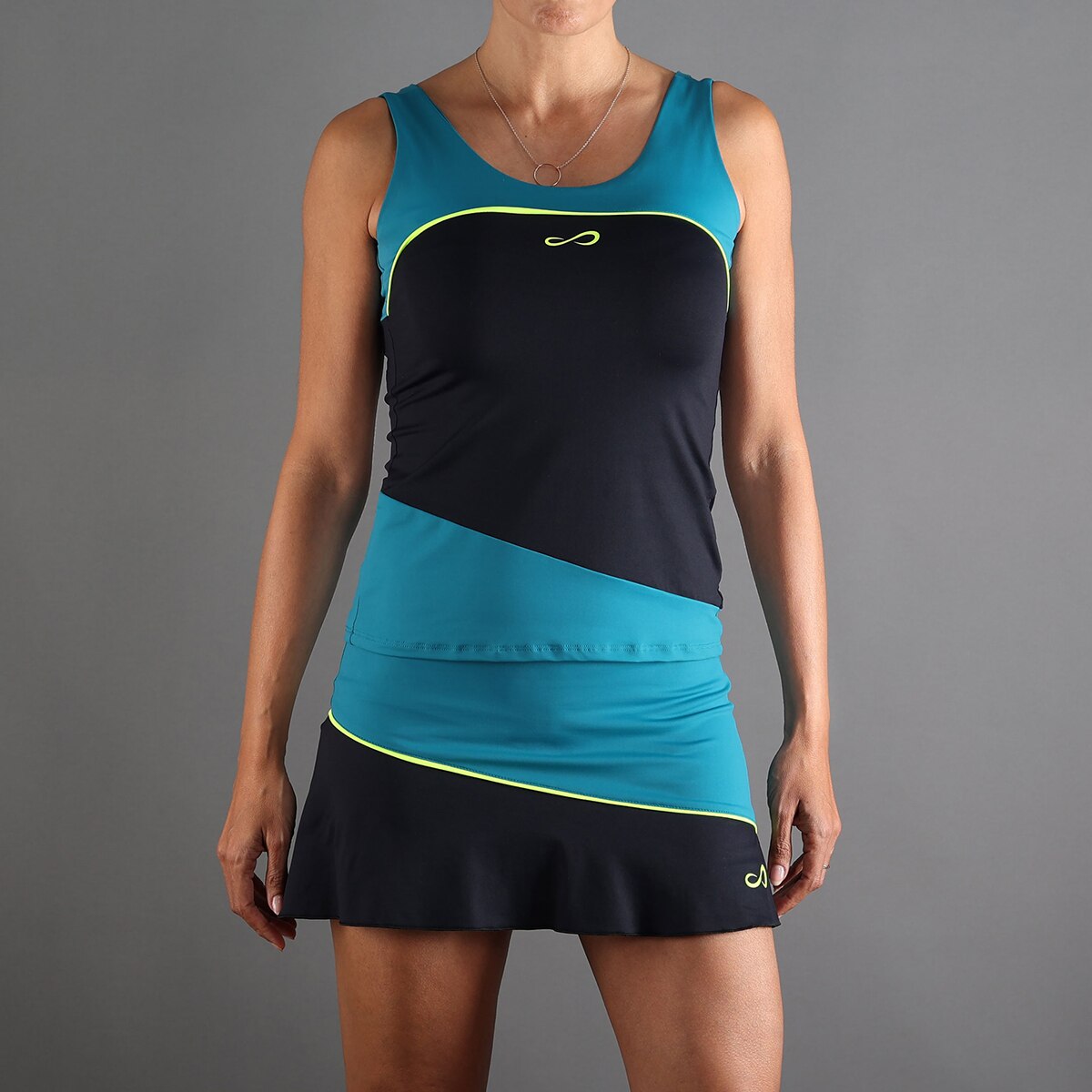 T-shirt de Mulher Curve Azul-5