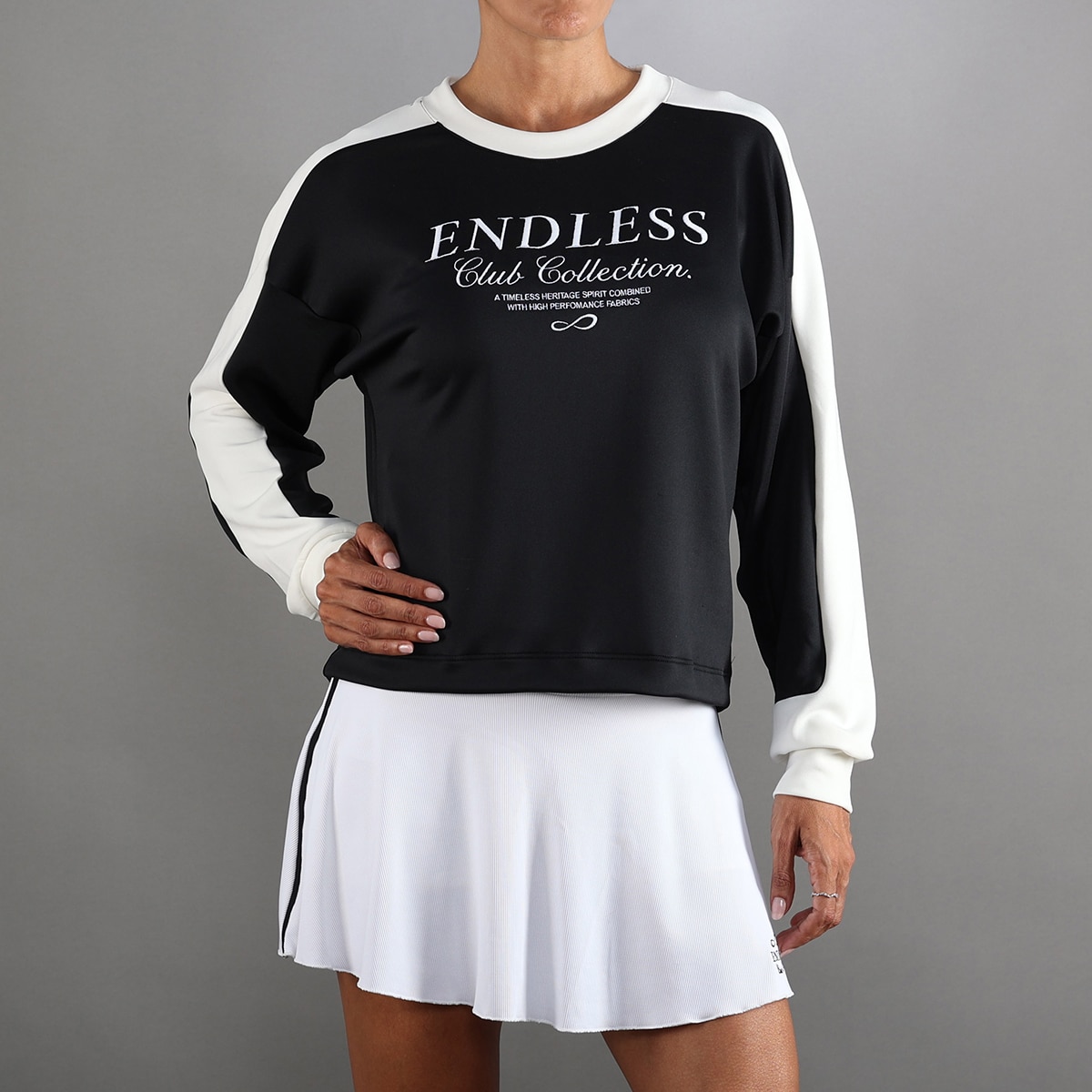 Sweatshirt Club Collection de Mulher Preto-1
