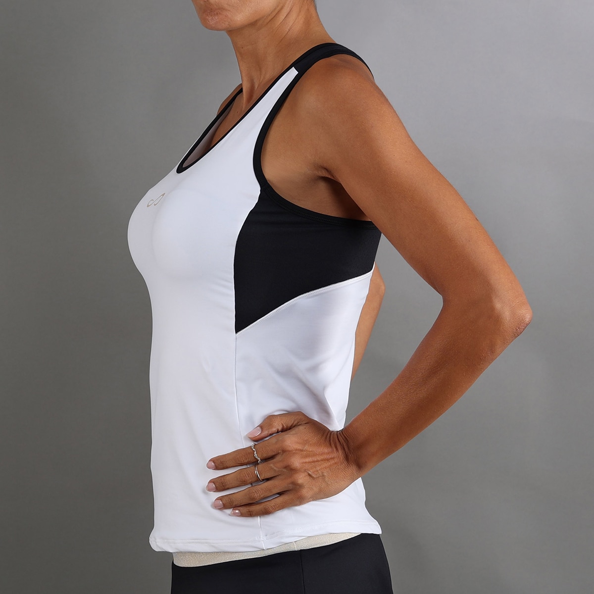 T-shirt de Mulher Mile Branco-3