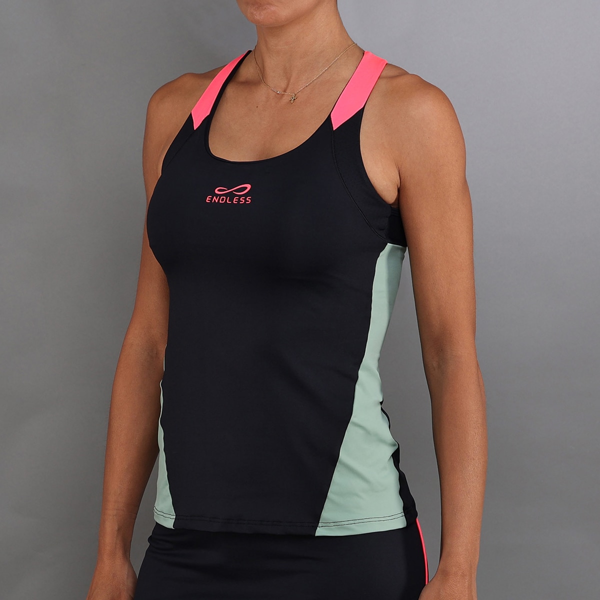 Camiseta De Mujer Grace Endless - Gris / Negro Gris / Negro-1