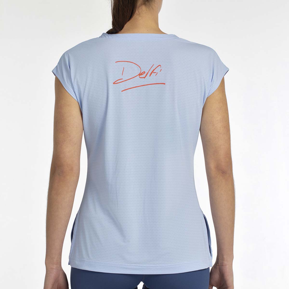 T-shirt de Mulher Delfi Azul-4