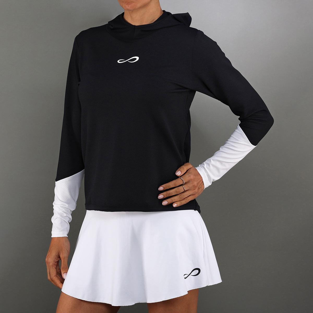 Sweatshirt de Mulher Breath Line Branco / Preto-1