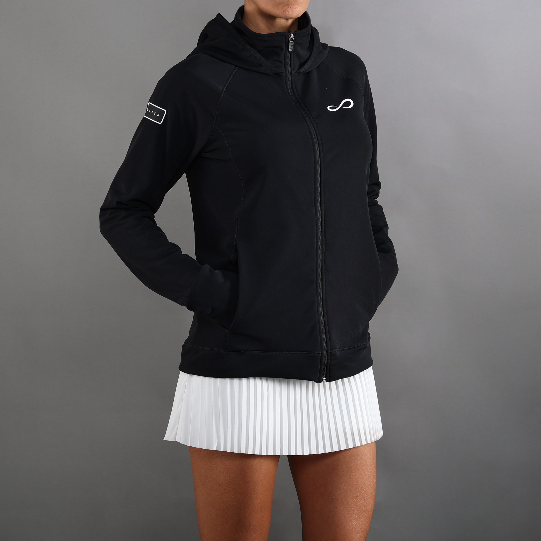 Casaco de Mulher Brick Preto-5