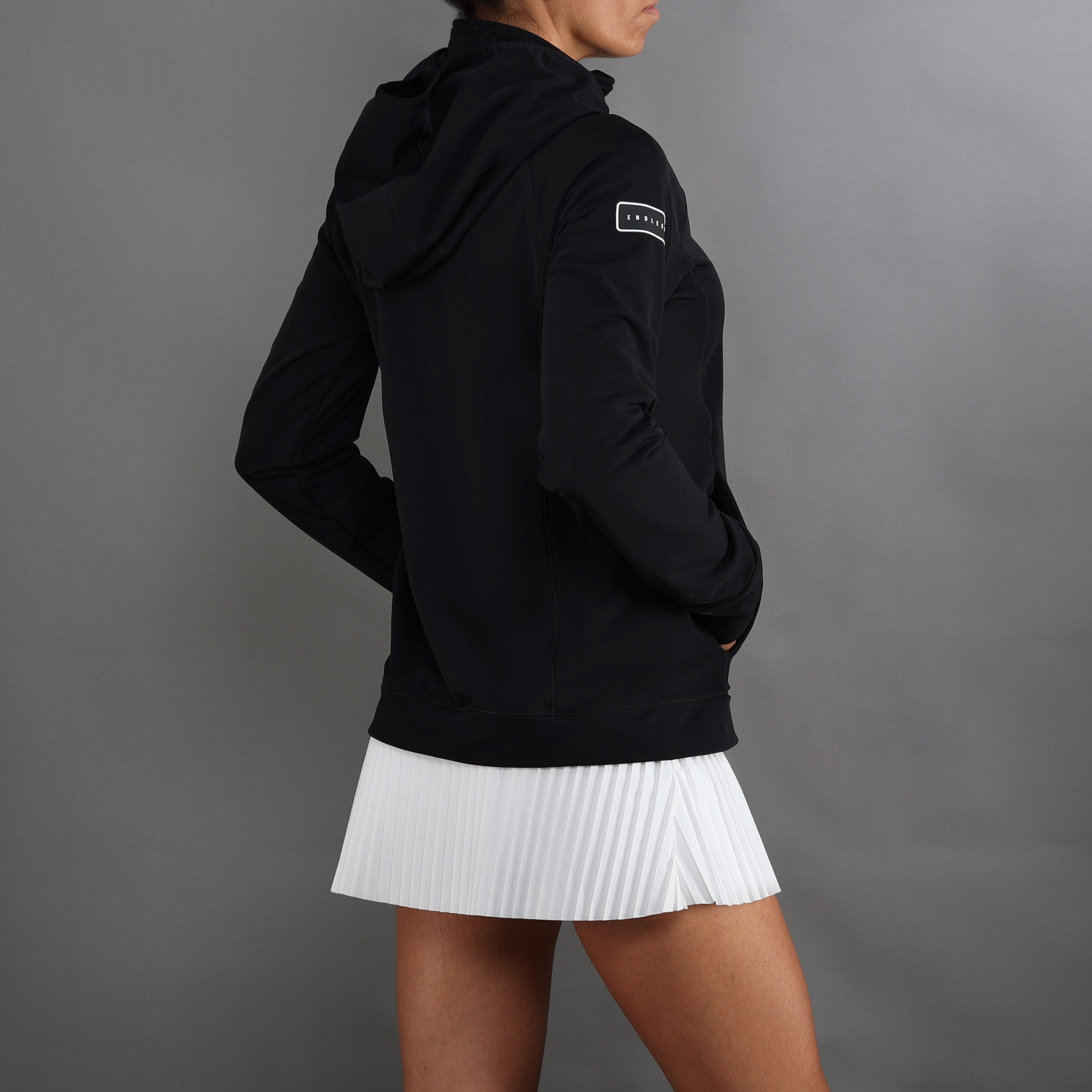 Casaco de Mulher Brick Preto-6