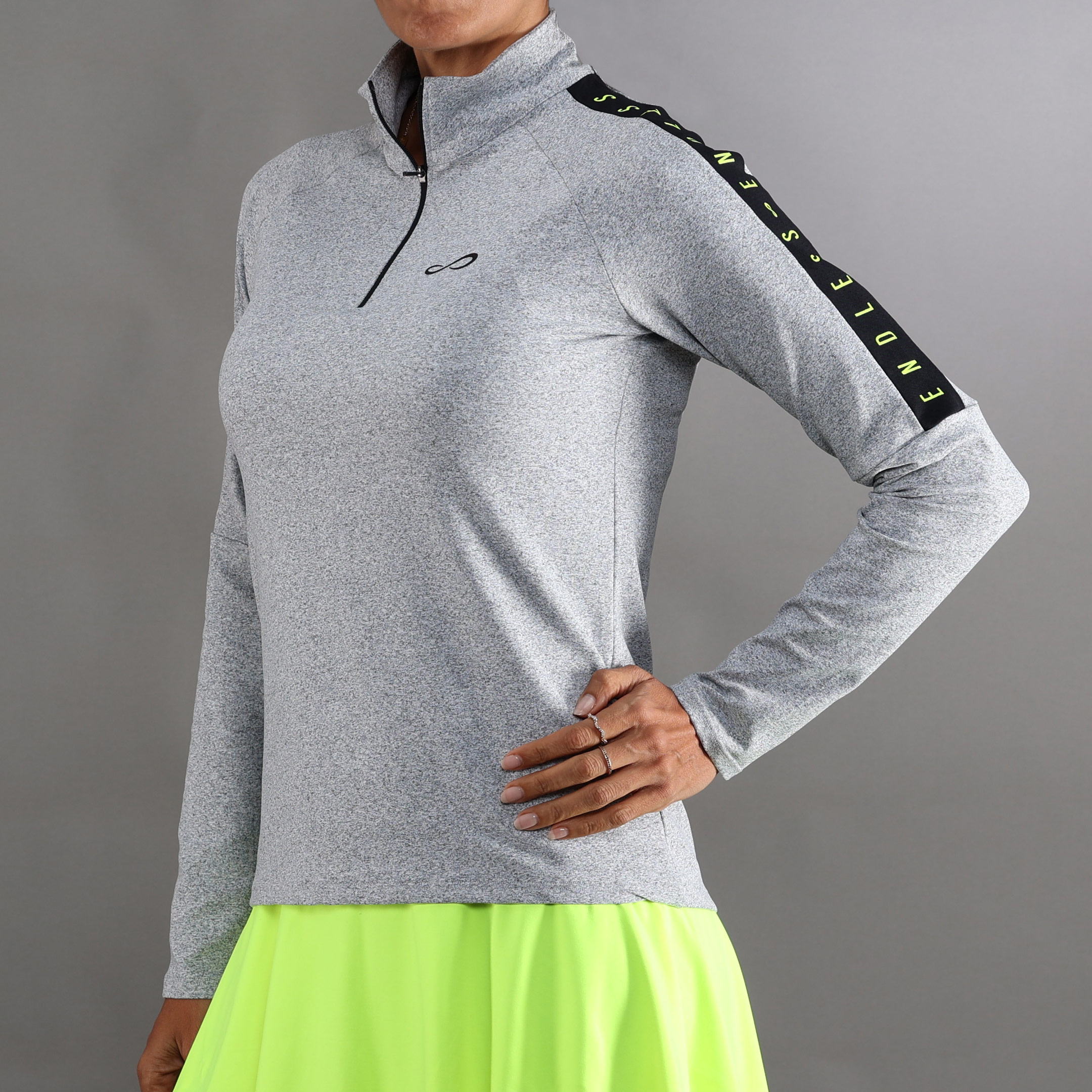 Sweatshirt de Mulher Kirsch Iconic II Cinzento-1