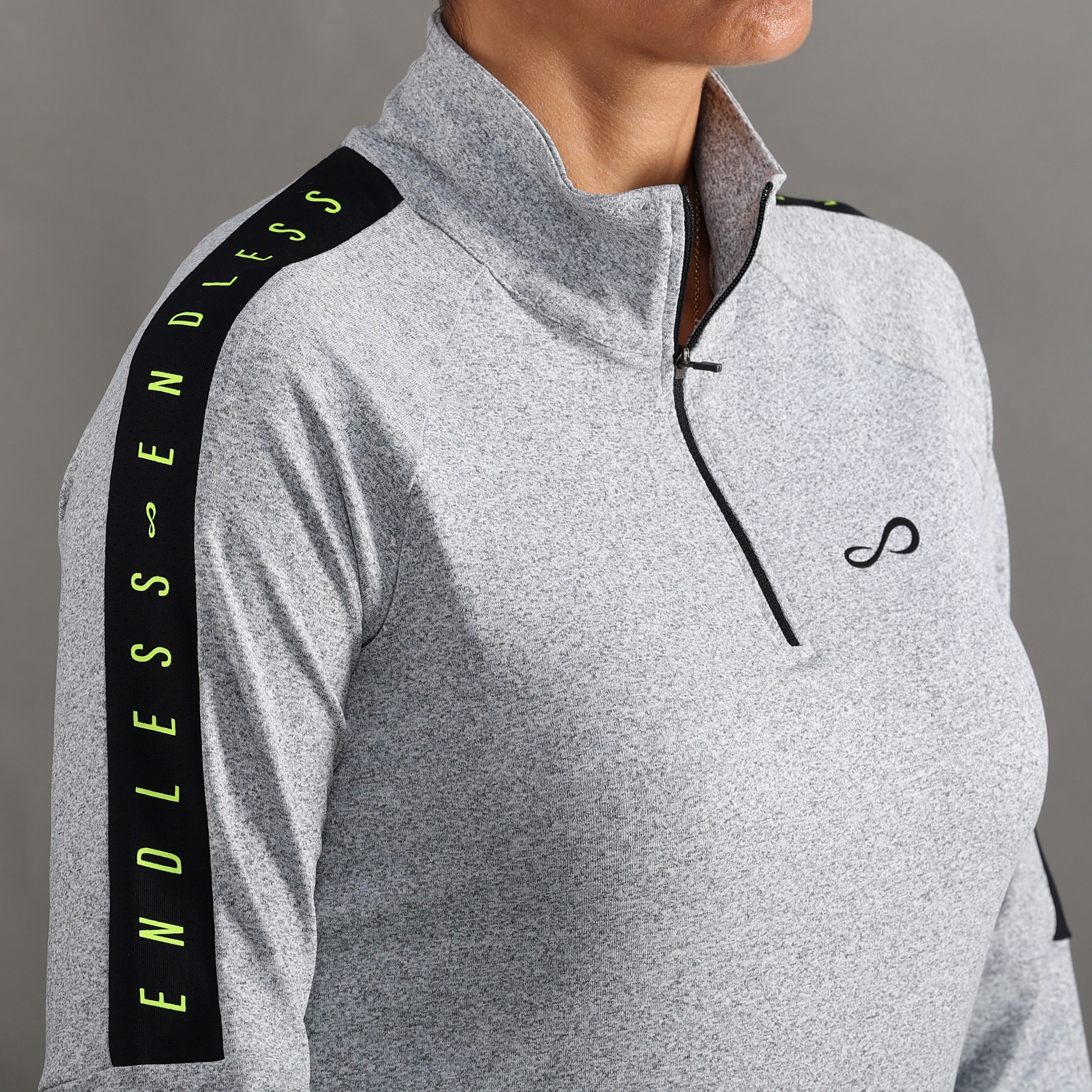 Sweatshirt de Mulher Kirsch Iconic II Cinzento-3
