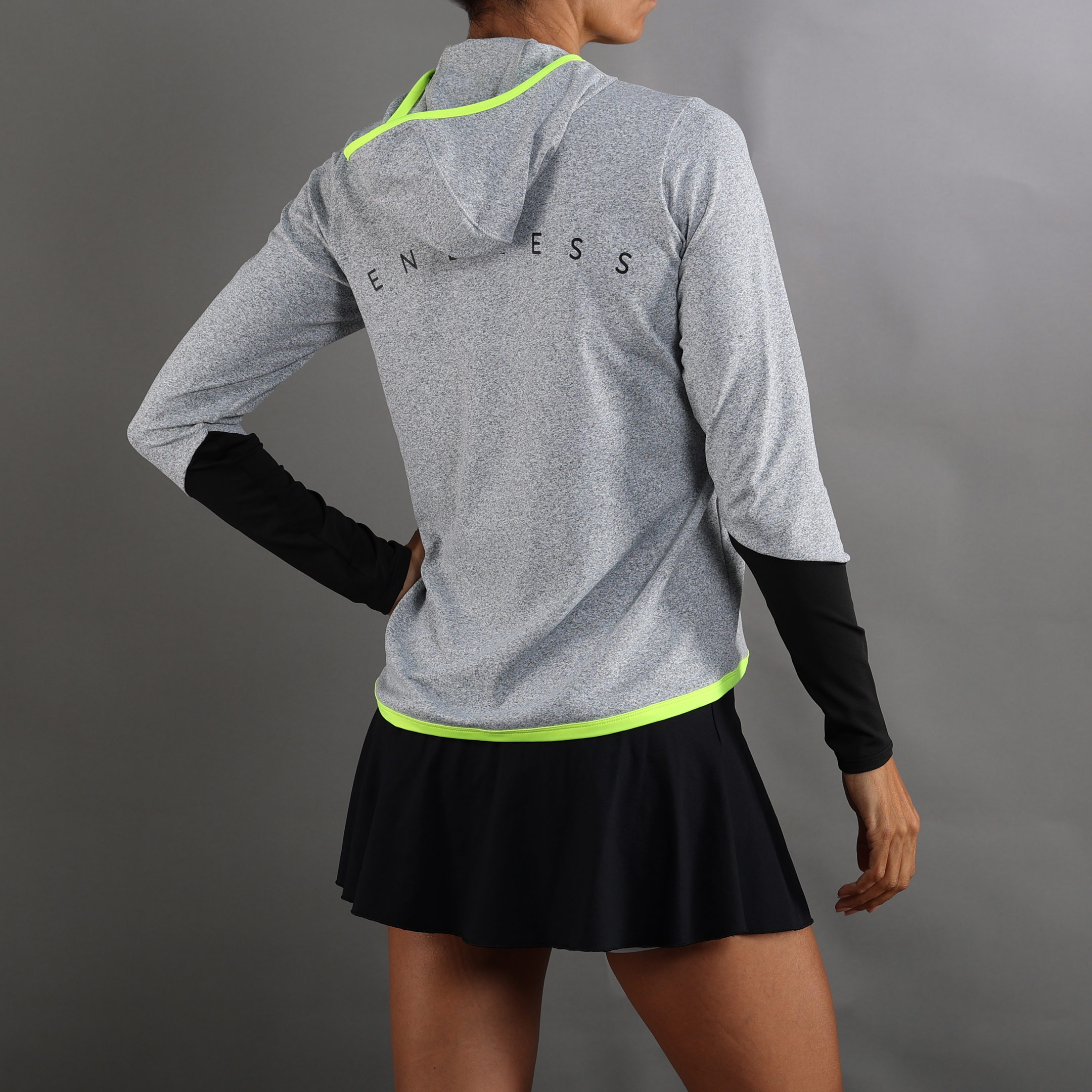 Sweatshirt de Mulher Breath Line Cinzento-5