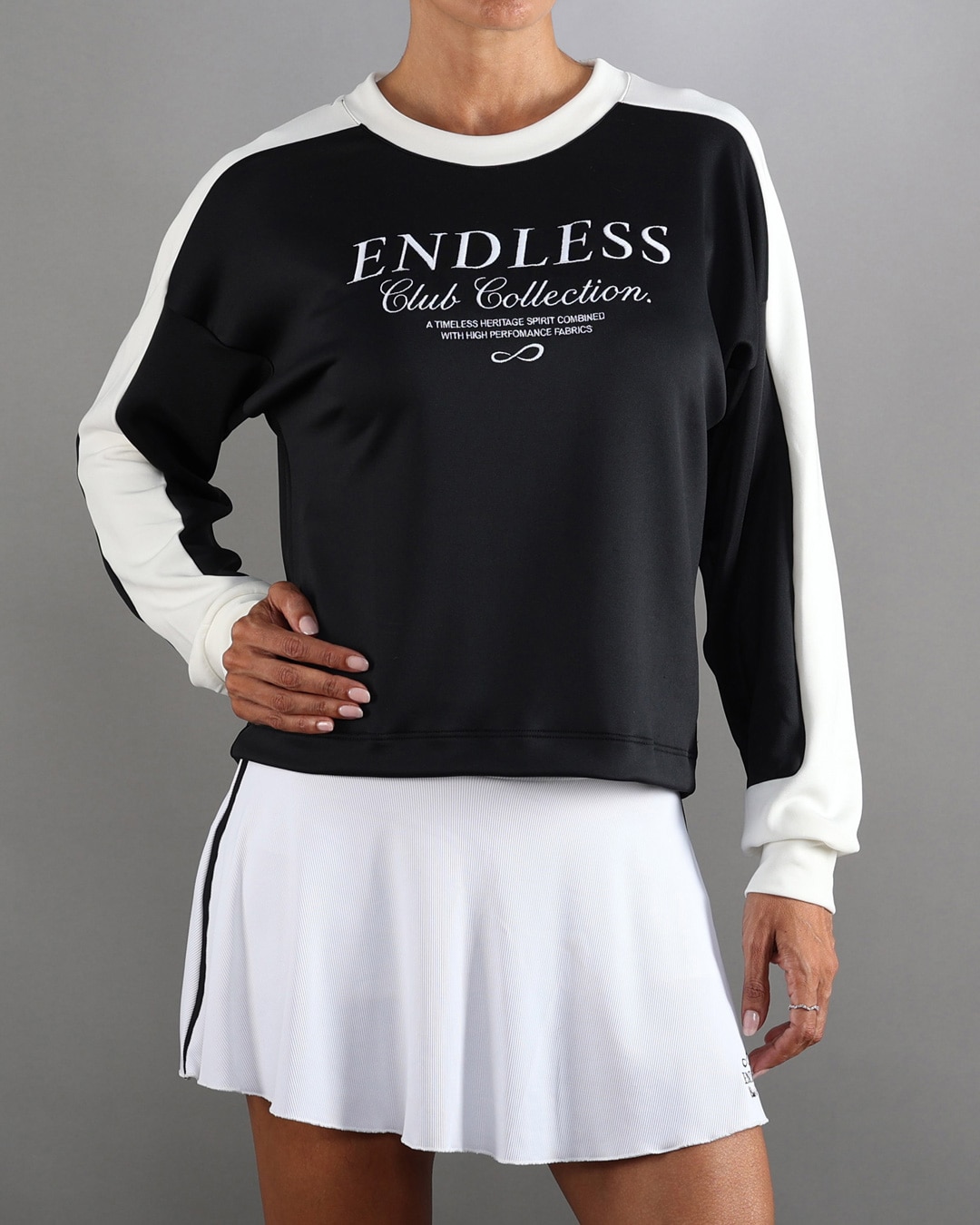 Sweatshirt de Mulher Club Collection Preto-1